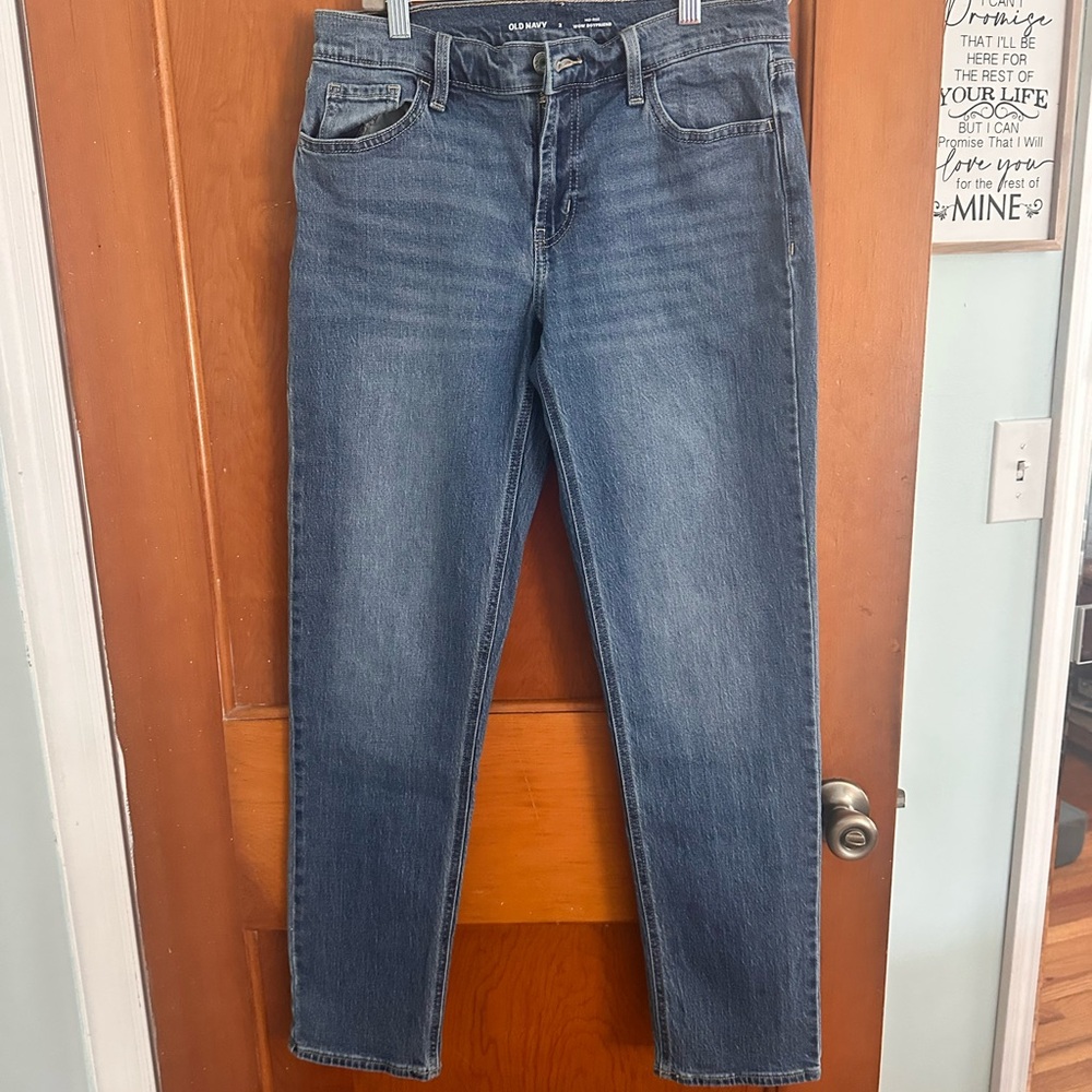 Old Navy Men's Slim Straight Jeans - Medium Blue Wash